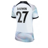 Liverpool Darwin Nunez #27 Fotballklær Bortedrakt Dame 2022-23 Kortermet